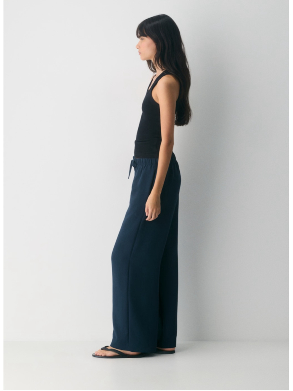 Aritzia Wilfred The Lodge Pant – Dark Night Navy – Women’s Medium – NEW - Picture 2 of 12